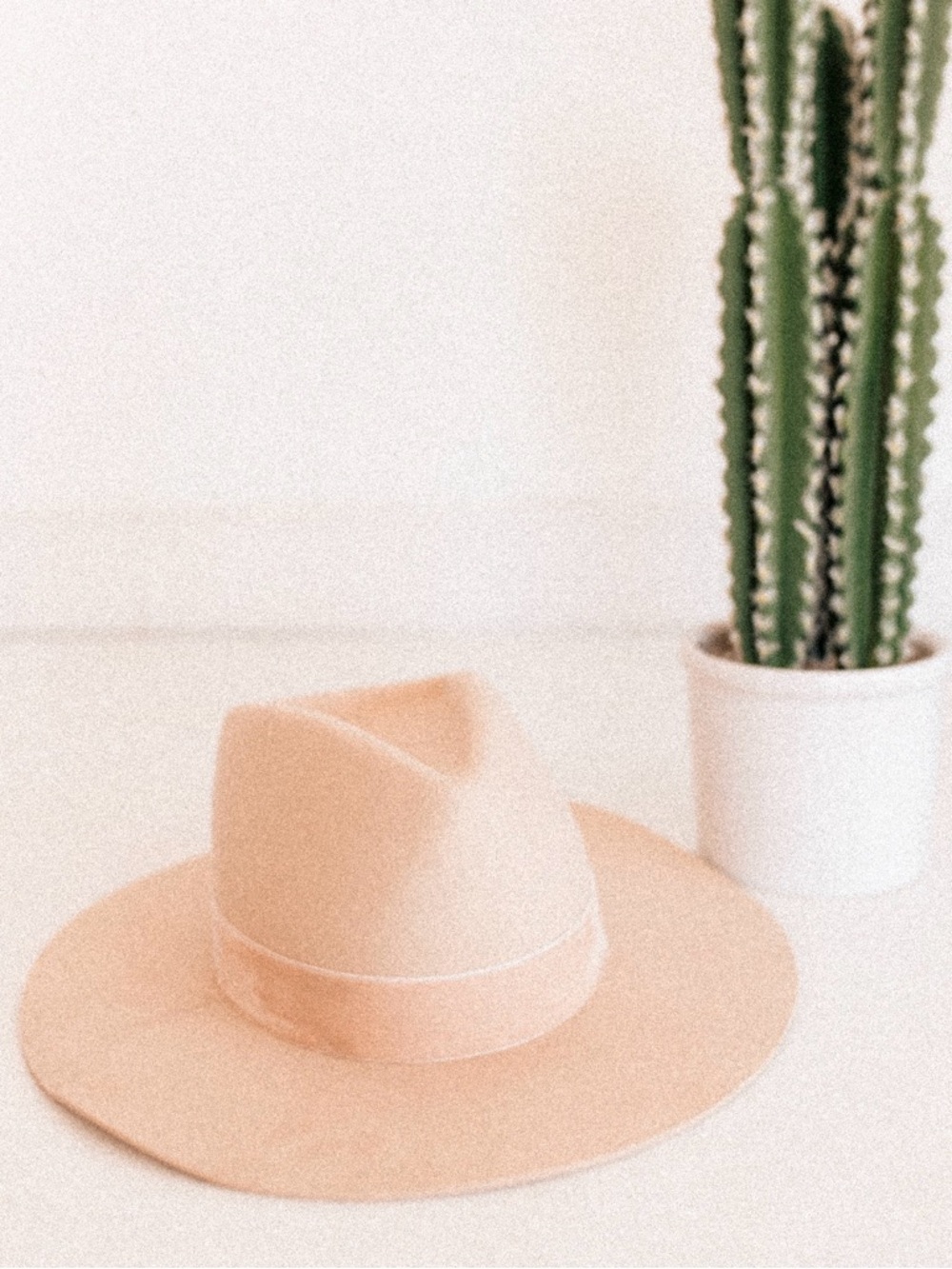 Lack Of Color Satin-Lined Beige Felt Fedora